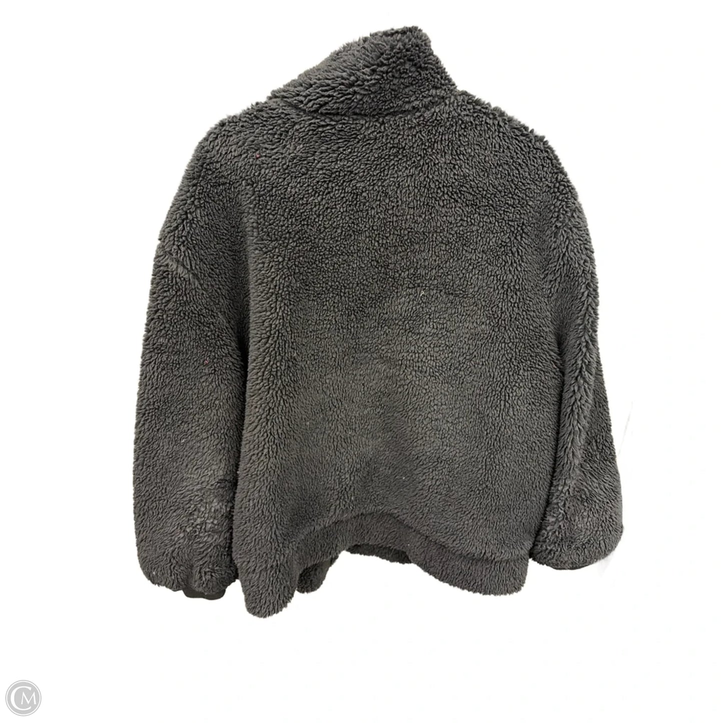 Jacket Faux Fur & Sherpa By Ava & Viv In Black, Size: 2x