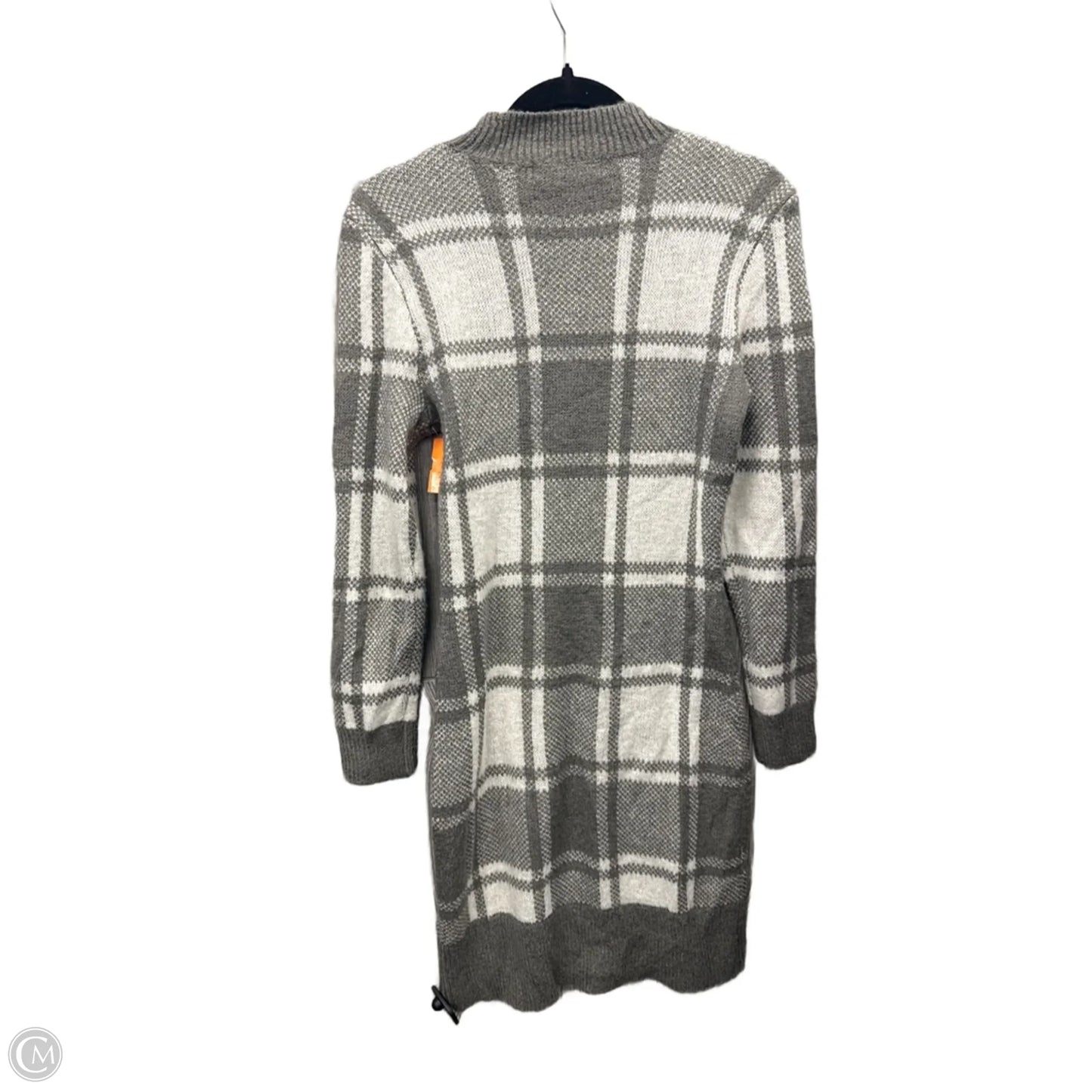 Dress Sweater By Clothes Mentor In Grey & White, Size: S