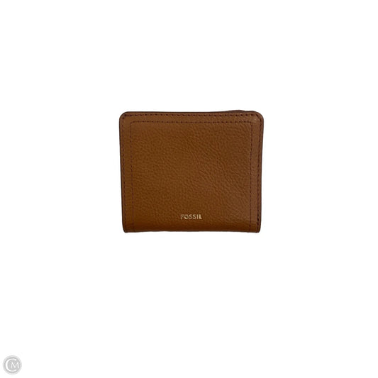 Wallet Leather By Fossil, Size: Small