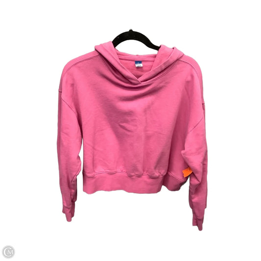Sweatshirt Hoodie By Old Navy In Pink, Size: M
