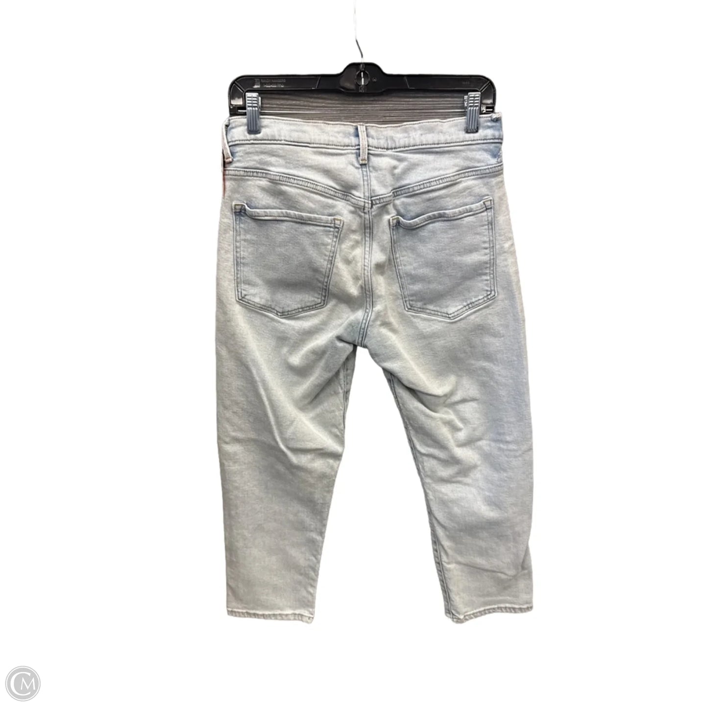 Jeans Straight By Banana Republic In Blue Denim, Size: 4