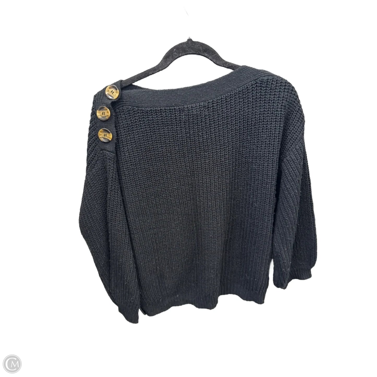 Sweater By E&m In Black, Size: M