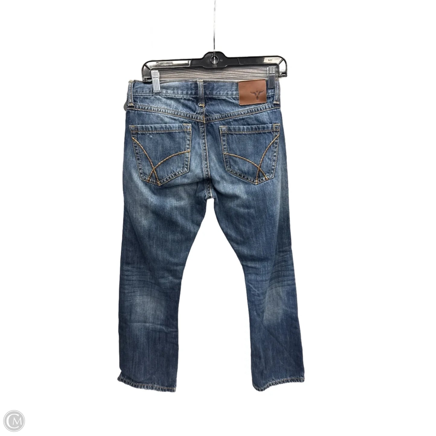 Jeans Straight By Wrangler In Blue Denim, Size: 8