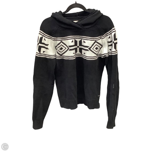 Sweater By Clothes Mentor In Black & White, Size: M
