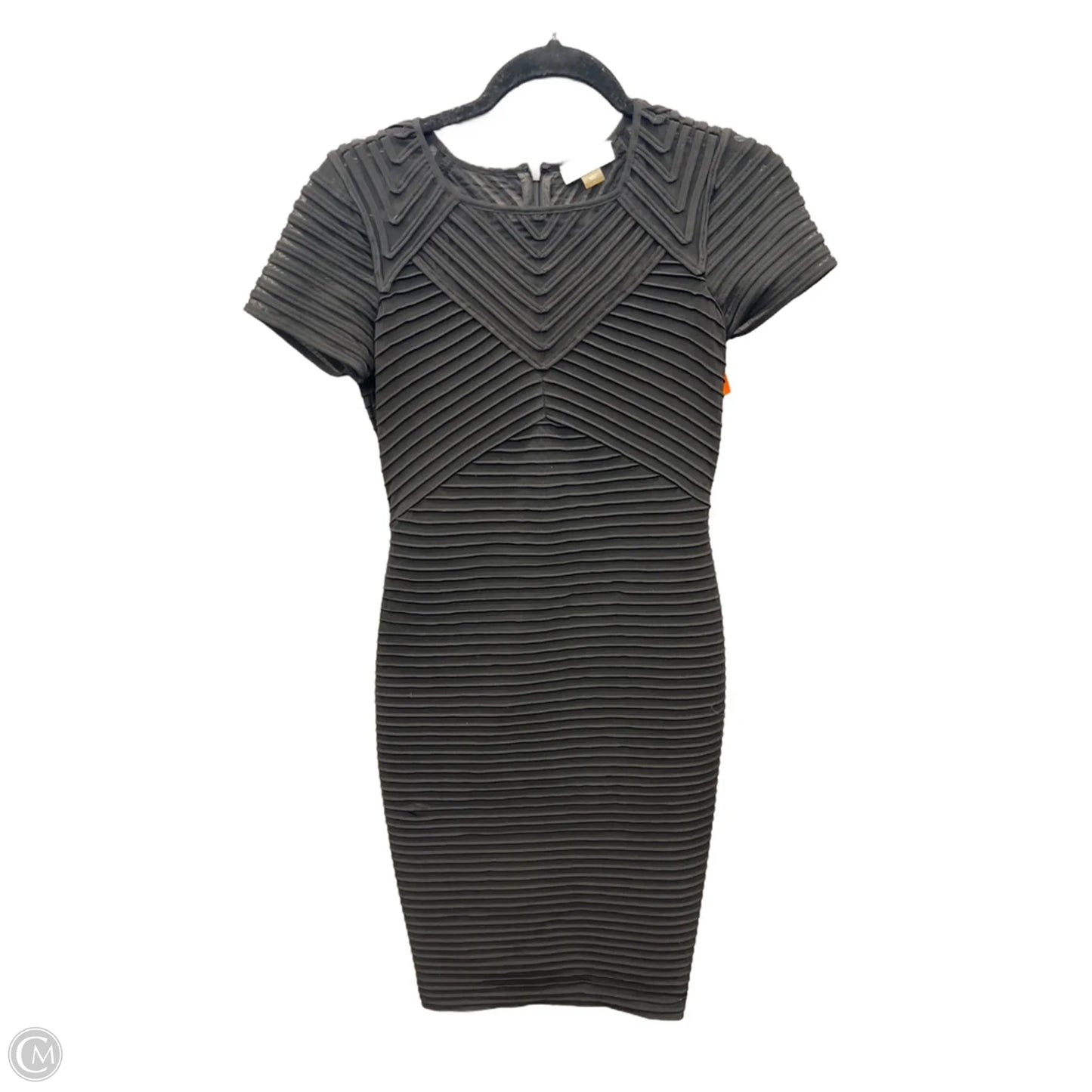 Dress Party Midi By Calvin Klein In Black, Size: Xs
