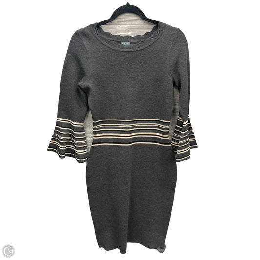 Dress Sweater By Gabby Skye In Grey, Size: M