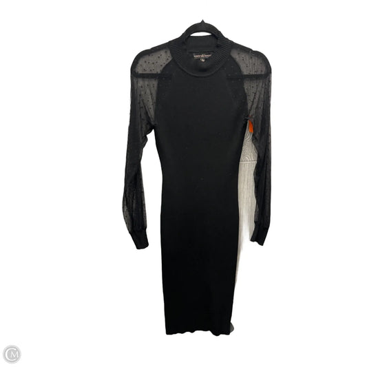 Dress Casual Midi By Almost Famous In Black, Size: L