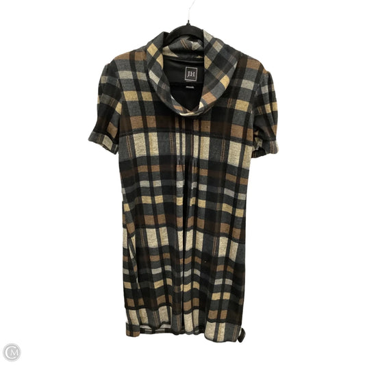 Dress Casual Midi By J H Collectibles In Plaid Pattern, Size: S