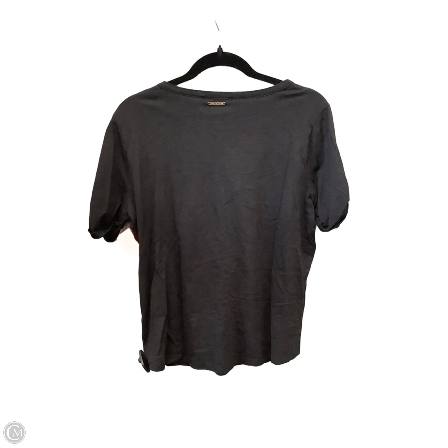 Top Short Sleeve By Michael By Michael Kors In Black, Size: L
