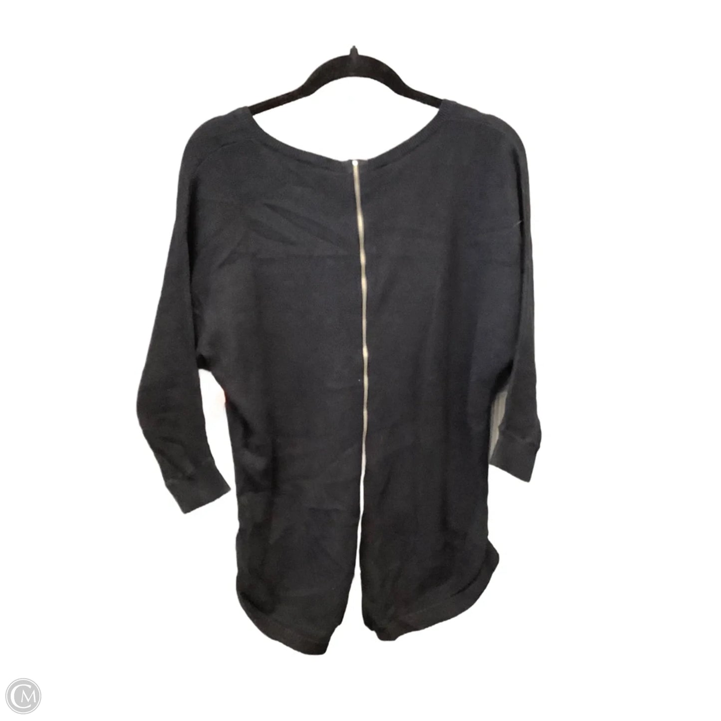 Top 3/4 Sleeve By Express In Black, Size: Xs