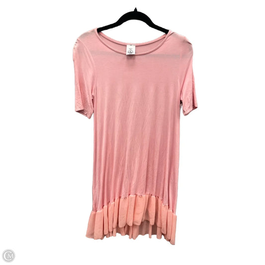 Tunic Short Sleeve By Agnes & Dora In Pink, Size: S