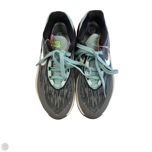 Shoes Athletic By Nike In Black & Green, Size: 6.5