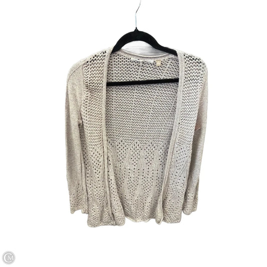 Cardigan By Knitted And Knotted In Beige, Size: Xs
