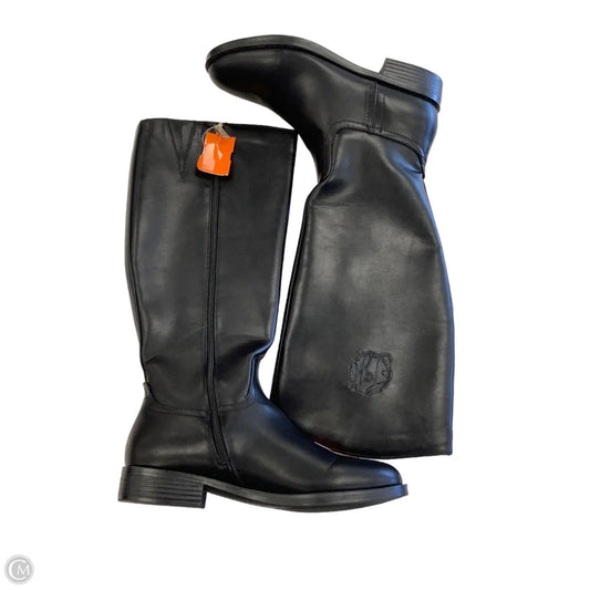 Boots Knee Flats By Tommy Hilfiger In Black, Size: 10