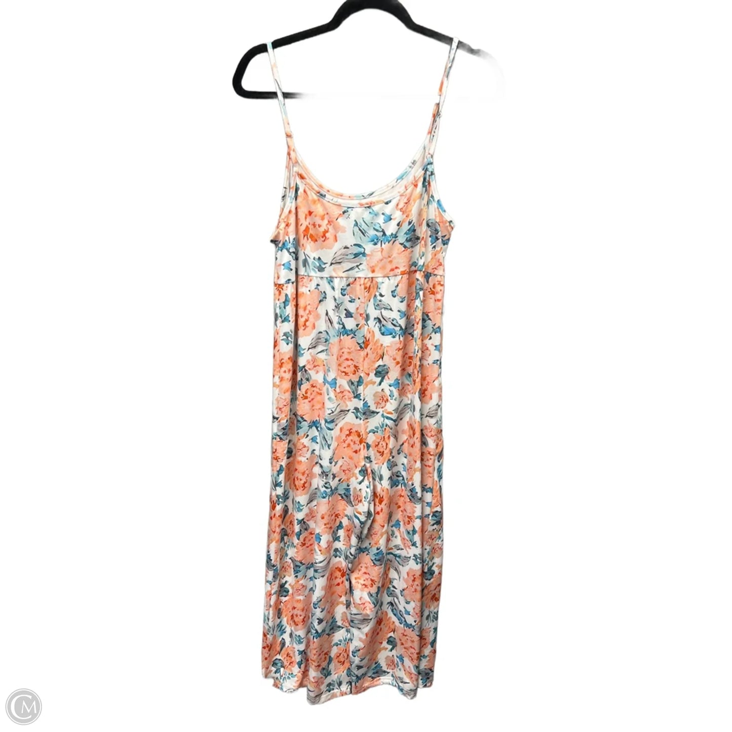 Jumpsuit By Clothes Mentor In Floral Print, Size: L