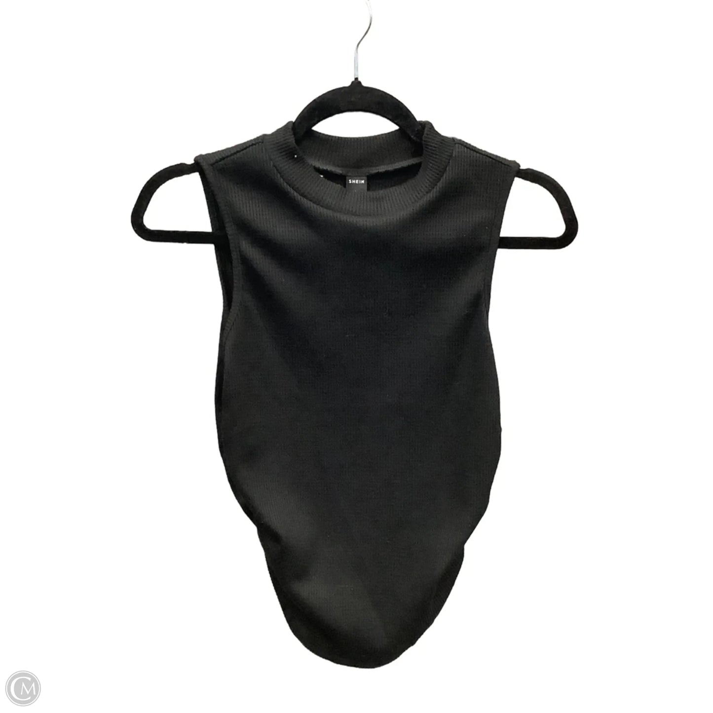 Top Sleeveless By Shein In Black, Size: L