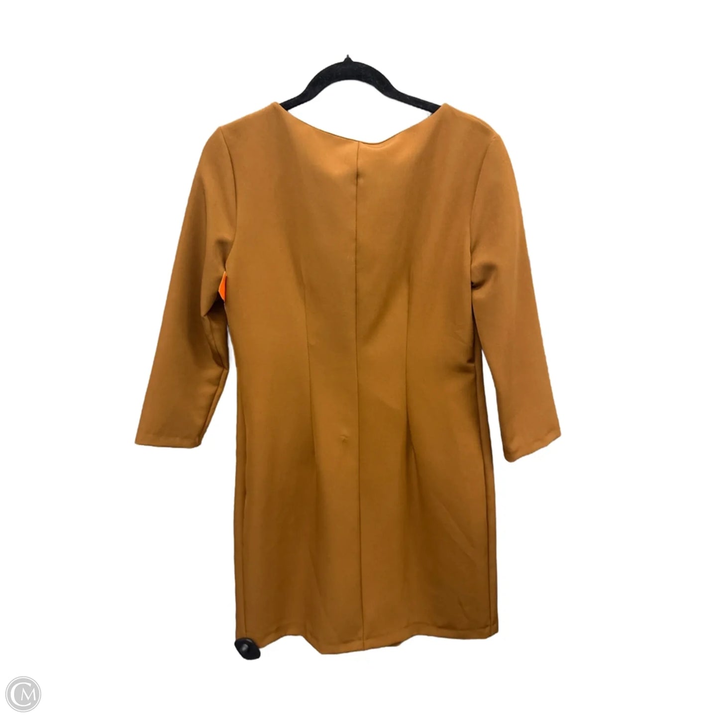 Dress Casual Midi By Clothes Mentor In Brown, Size: M