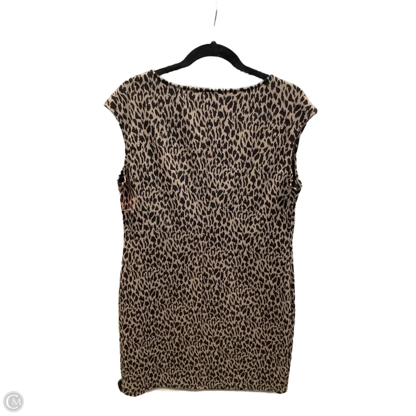 Dress Casual Midi By Nine West Apparel In Leopard Print, Size: L