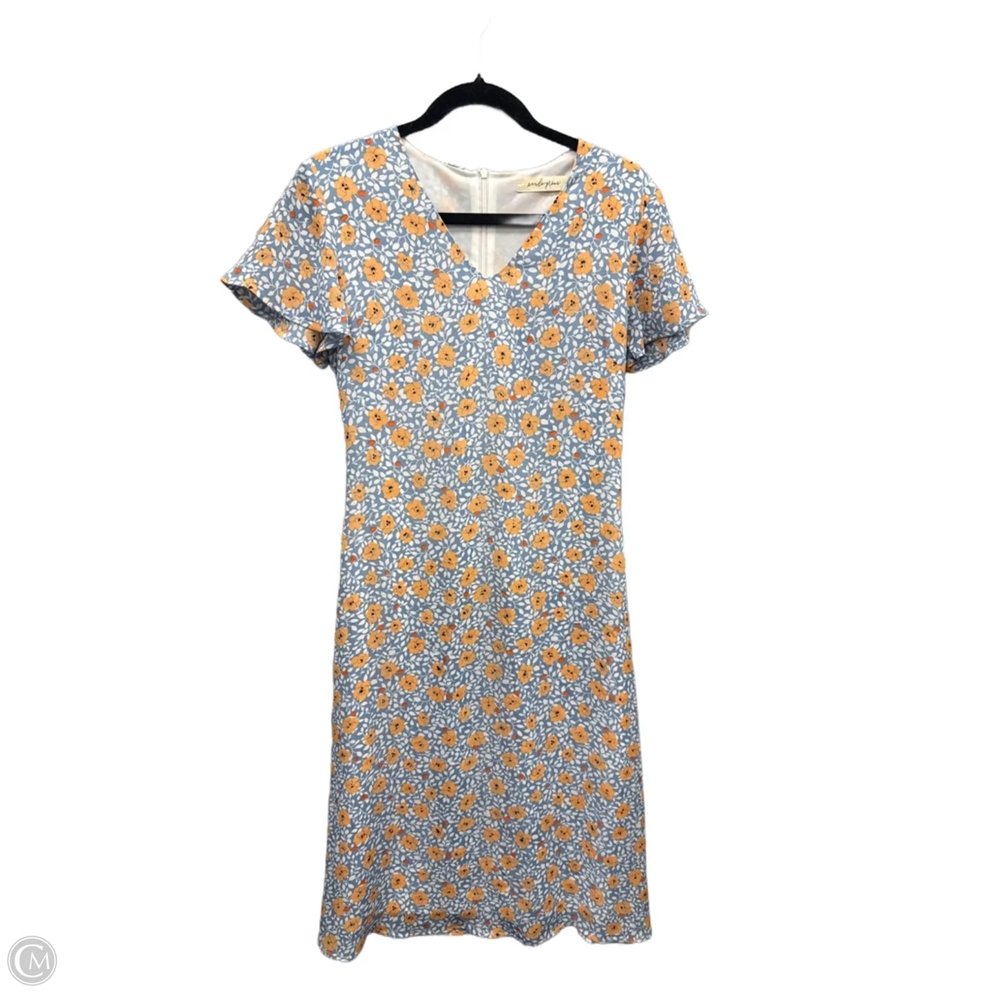 Dress Casual Maxi By Clothes Mentor In Blue & Orange, Size: S