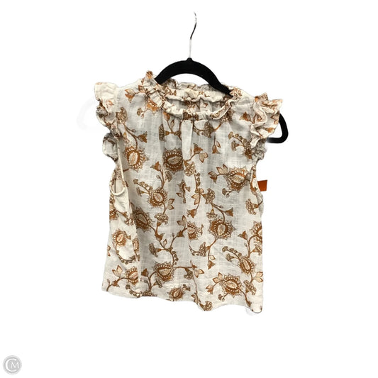 Top Short Sleeve By Ana In White, Size: S