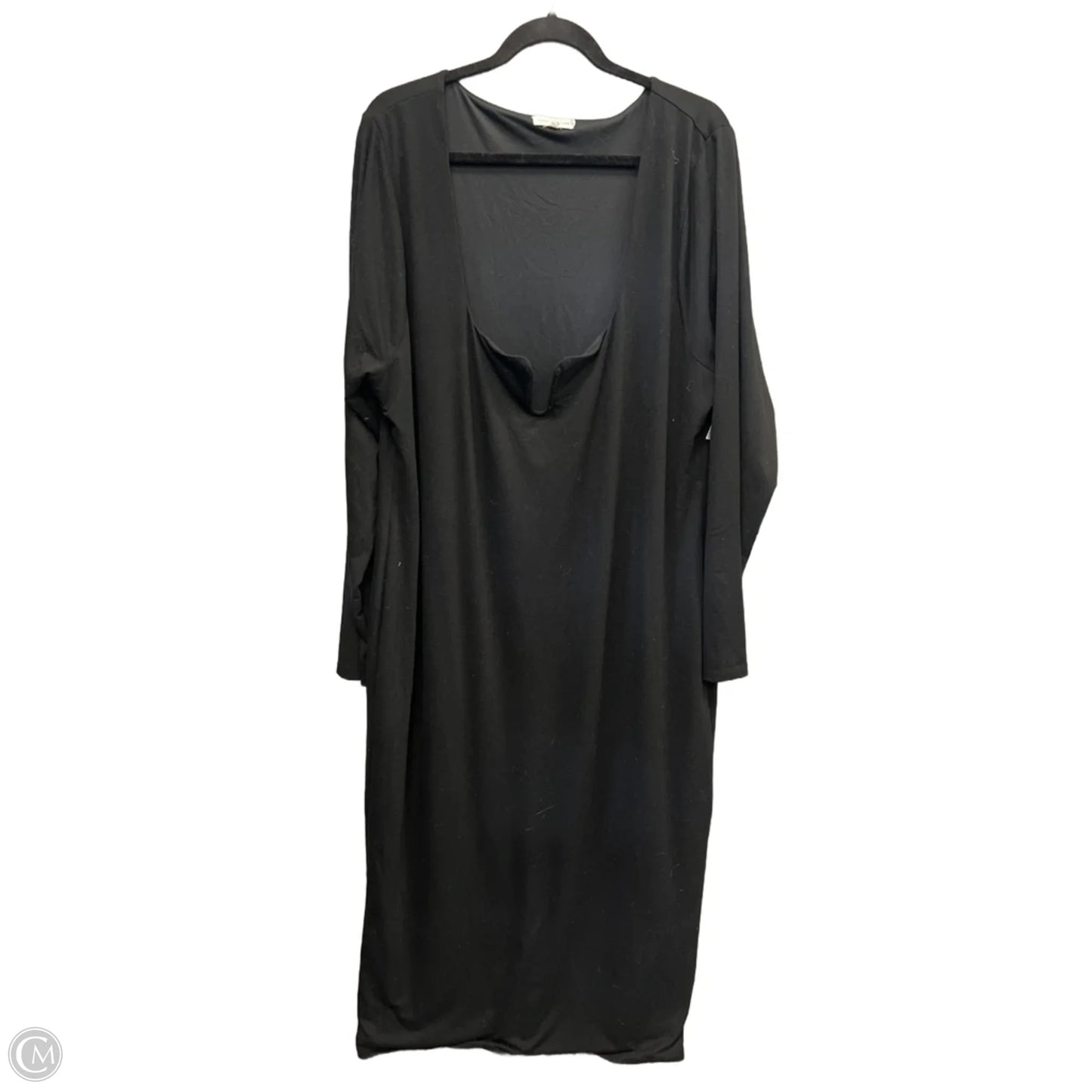 Dress Casual Maxi By Good American In Black, Size: M
