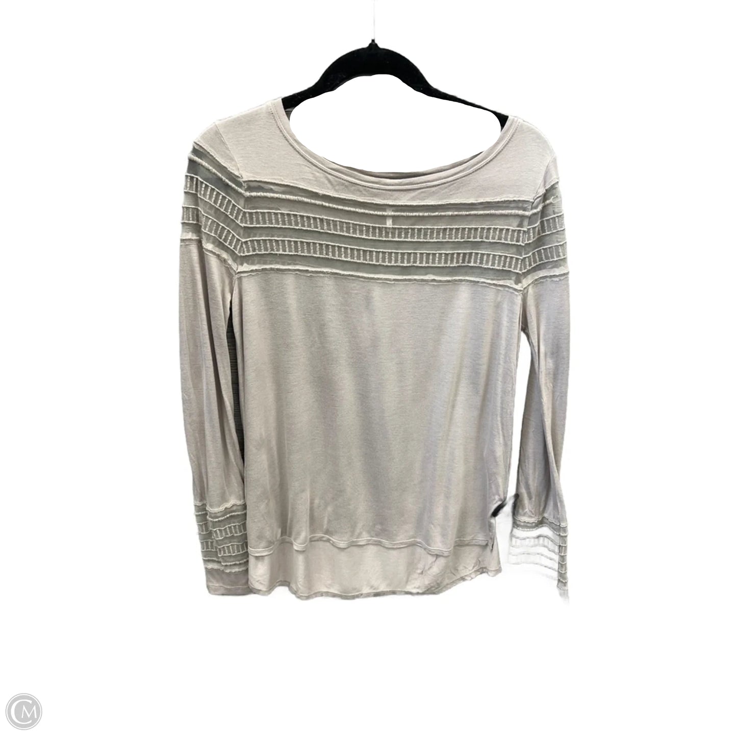 Top Long Sleeve By Free People In Grey, Size: S