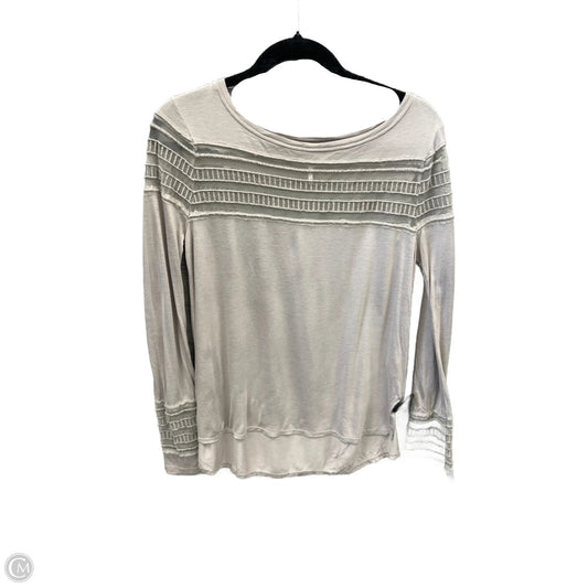 Top Long Sleeve By Free People In Grey, Size: S