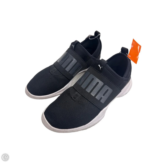 Shoes Athletic By Puma In Black & White, Size: 6.5