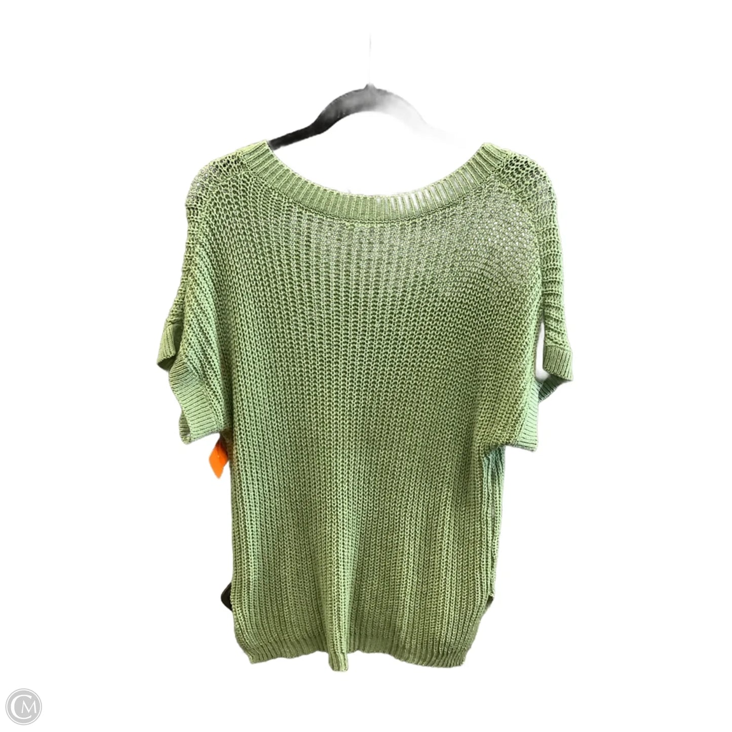 Sweater Short Sleeve By Bibi In Green, Size: S