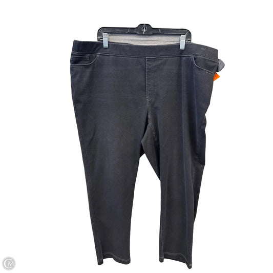 Jeans Jeggings By Pure Jill In Black, Size: 22