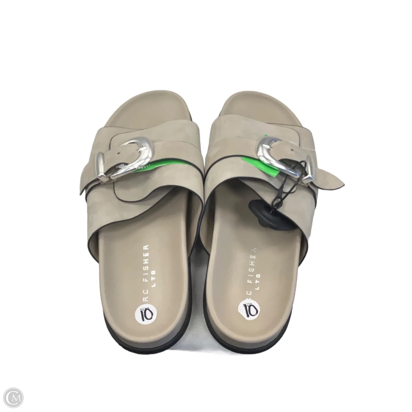 Sandals Flats By Marc Fisher In Grey, Size: 10