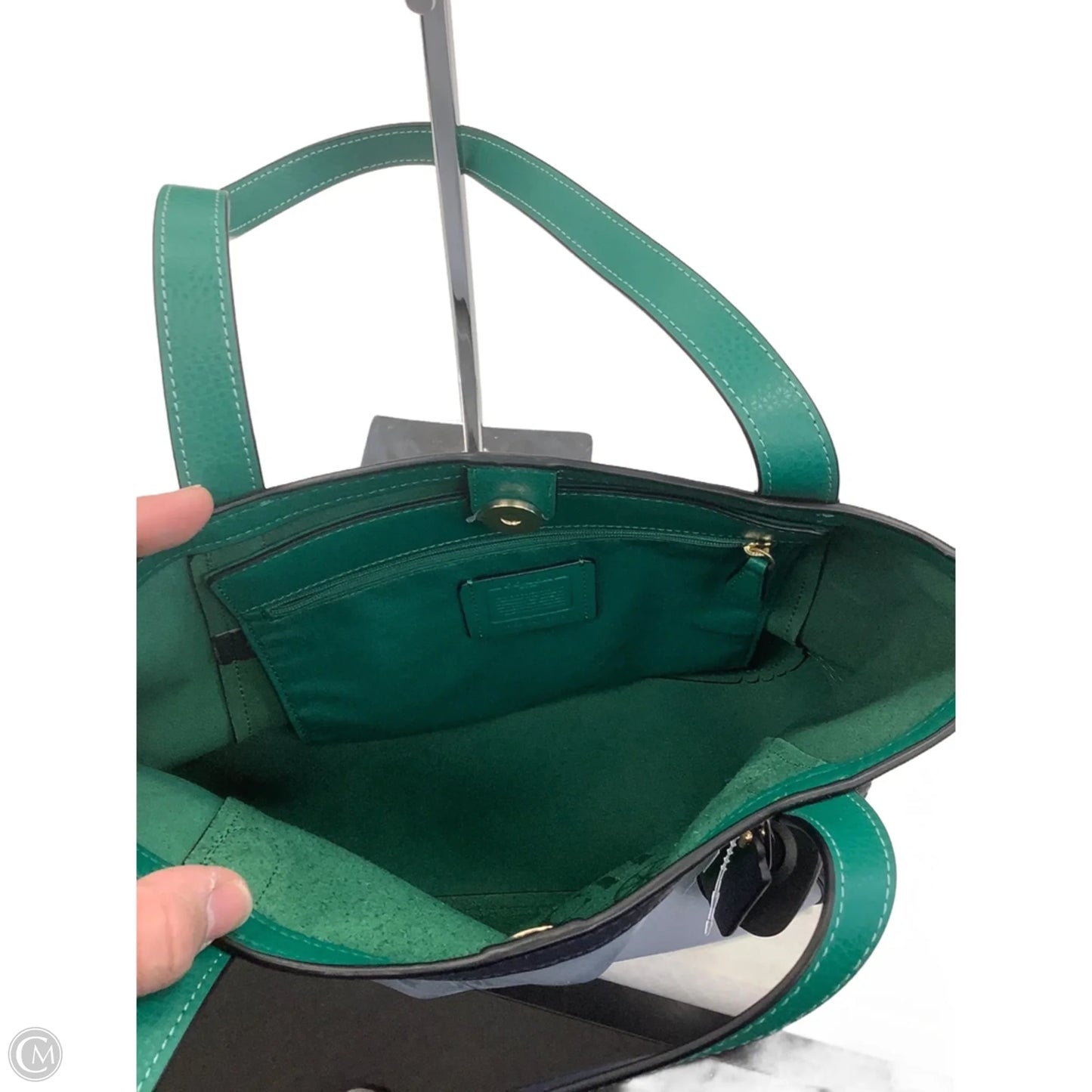 Handbag Designer By Coach, Size: Medium