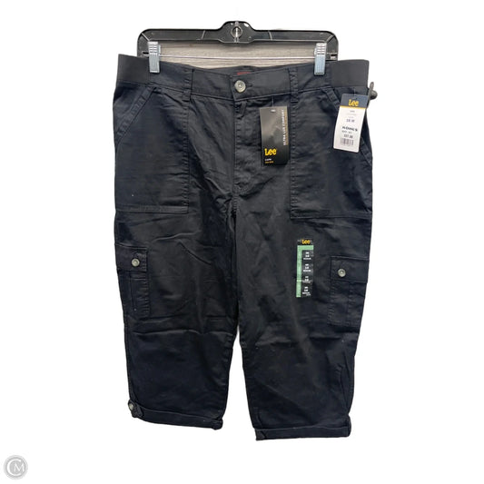 Capris by Lee in Black, Size 16