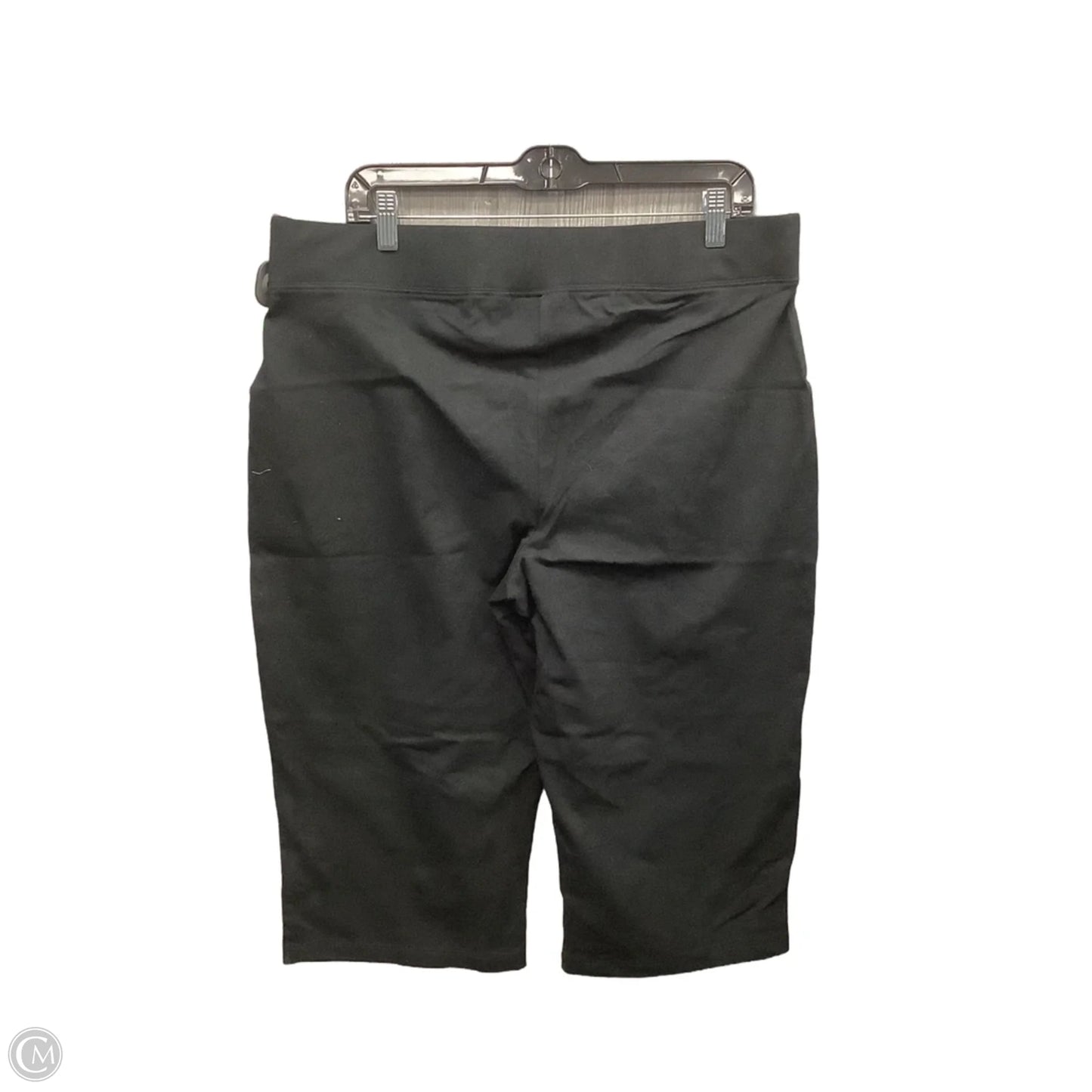 Athletic Capris By D&co. In Black, Size: L