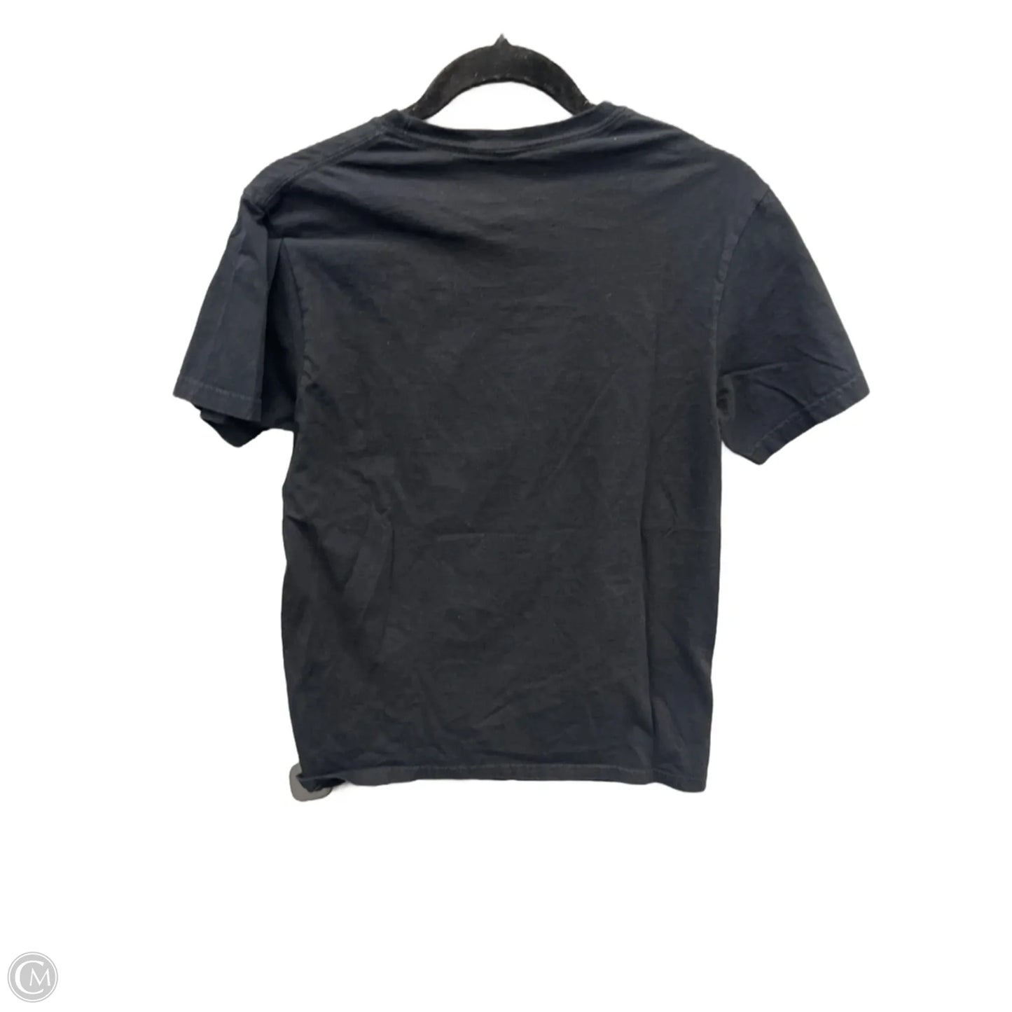 Top Short Sleeve By Clothes Mentor In Black, Size: S