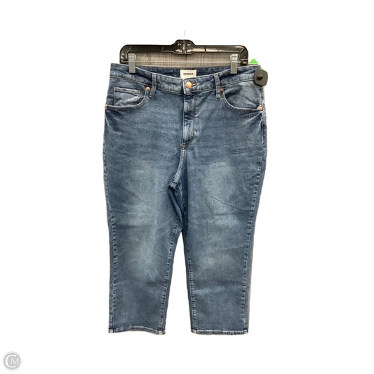 Jeans Cropped By Sonoma In Blue Denim, Size: 16