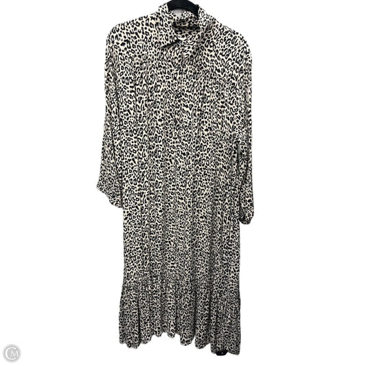 Dress Casual Midi By Clothes Mentor In Animal Print, Size: Xxl