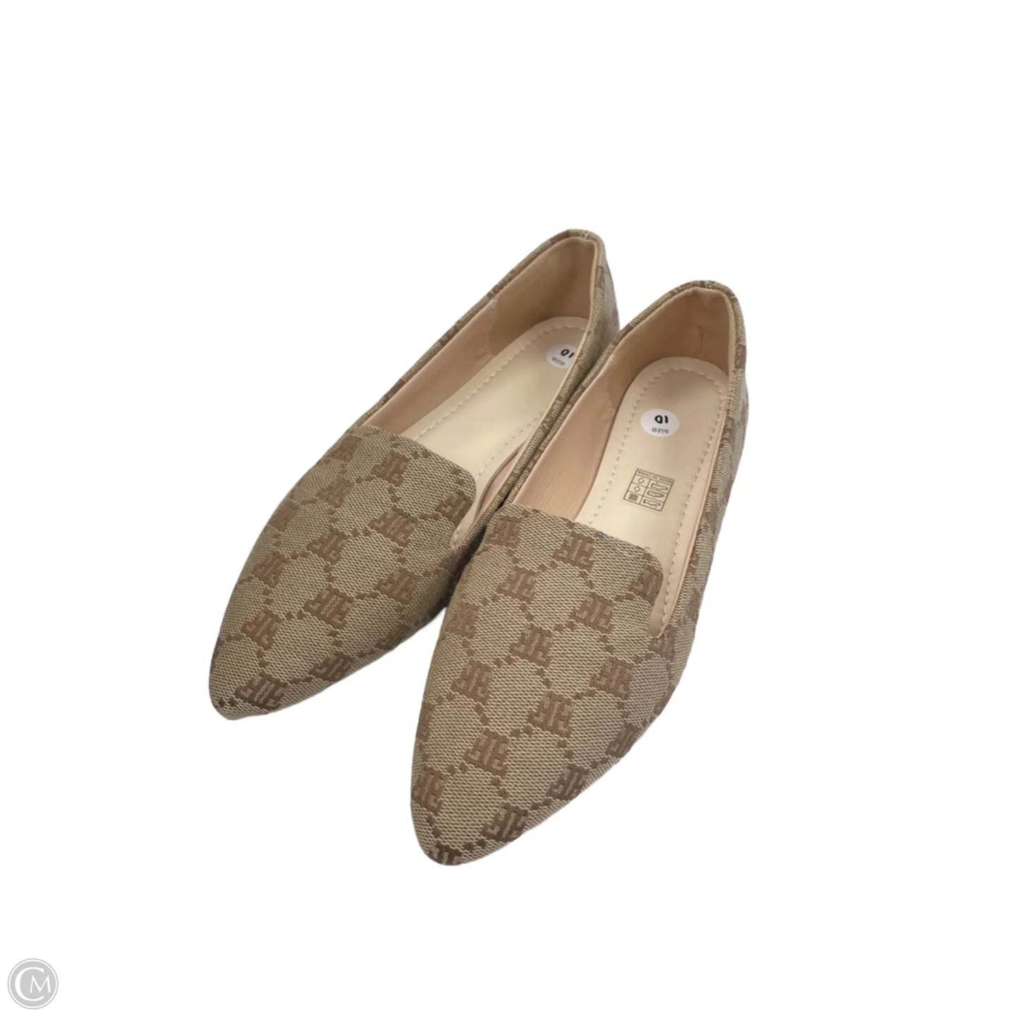Shoes Flats By Clothes Mentor In Brown, Size: 10