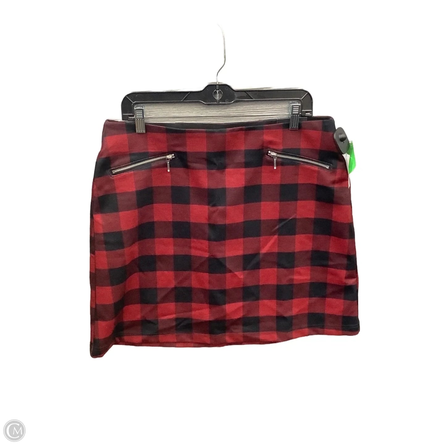 Skirt Midi By Maurices In Plaid Pattern, Size: 12