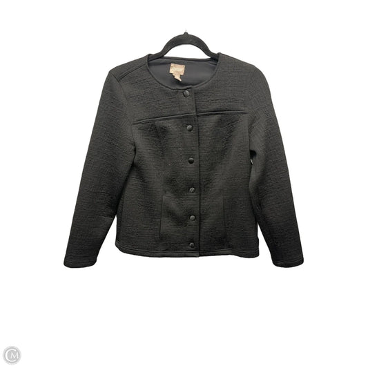 Jacket Puffer & Quilted By Chicos In Black, Size: S