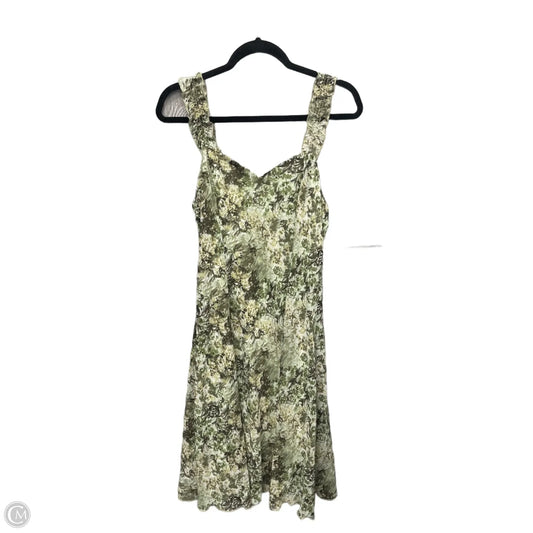 Dress Casual Midi By Connected Apparel In Green, Size: L