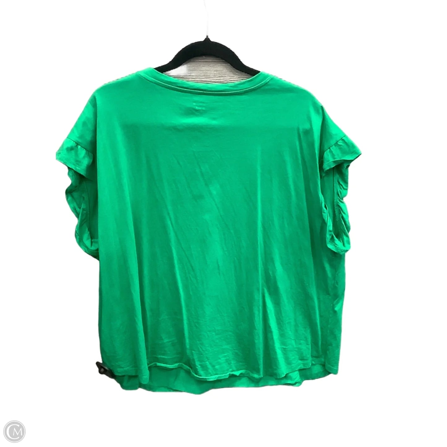 Top Short Sleeve Basic By Crown And Ivy In Green, Size: 2x