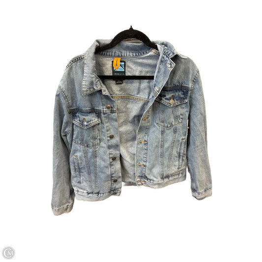 Jacket Denim By Clothes Mentor In Blue Denim, Size: M