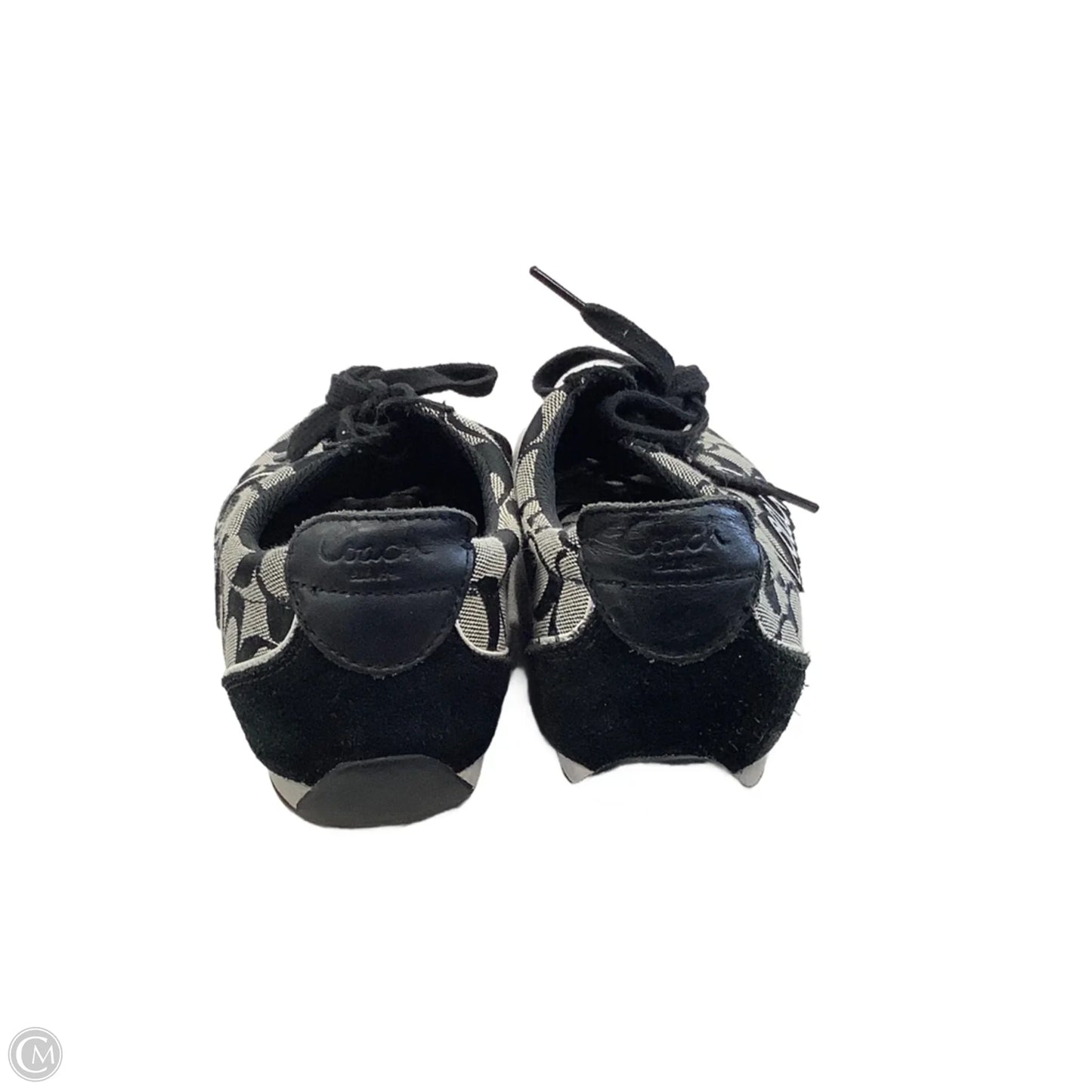 Shoes Designer By Coach In Black & Grey, Size: 9.5