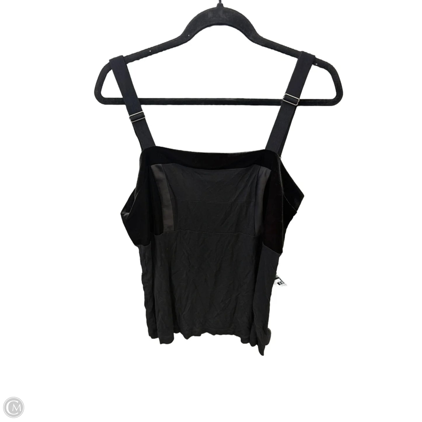 Top Sleeveless By Simply Vera In Black, Size: Xl