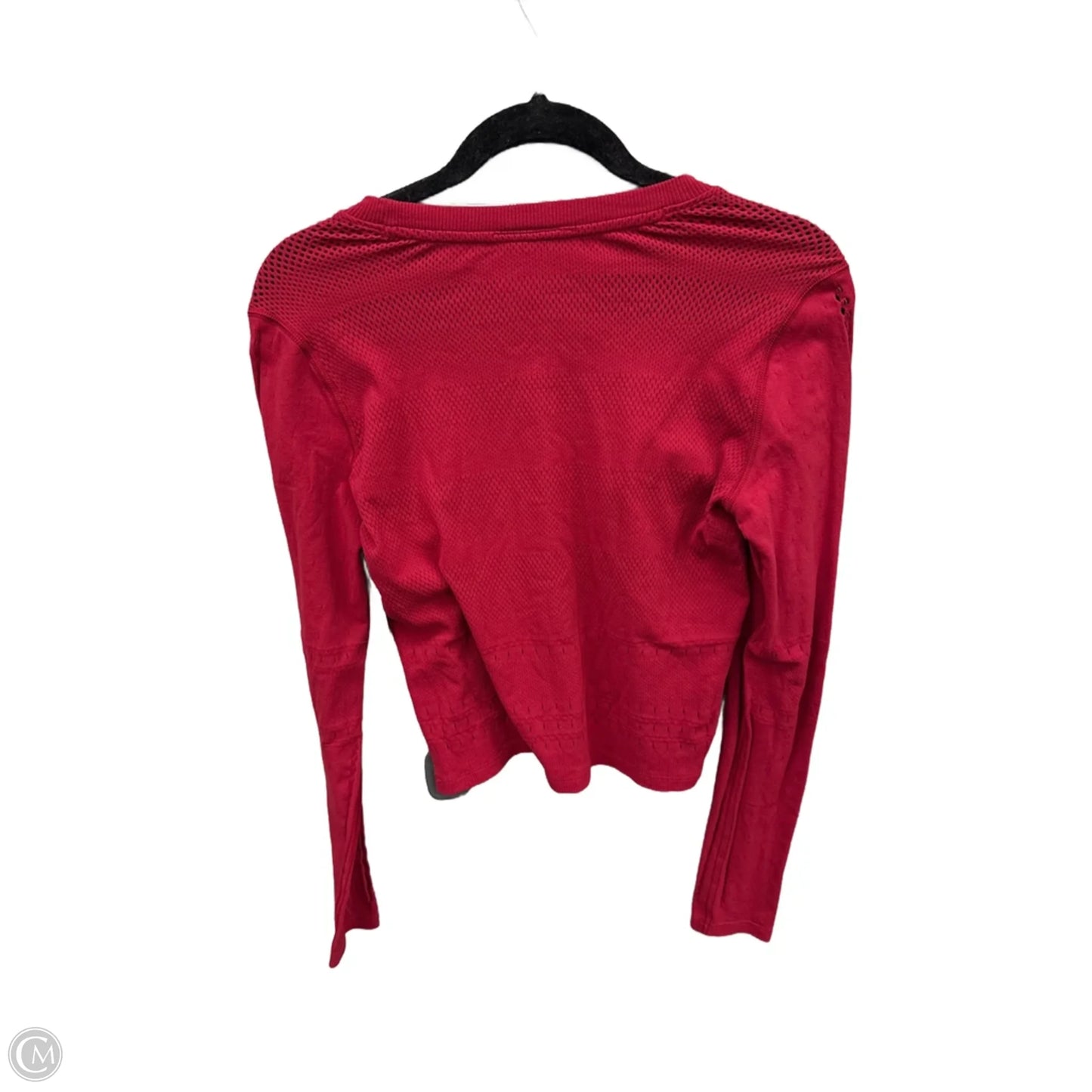 Athletic Top Long Sleeve Crewneck By Calia In Red, Size: L