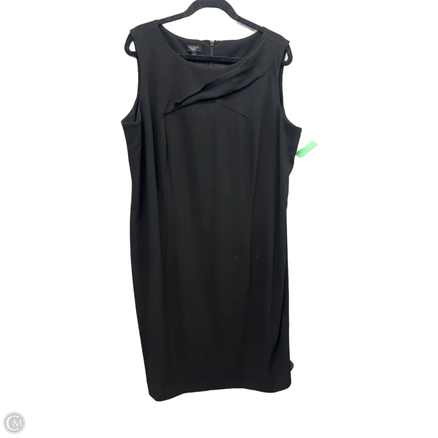 Dress Party Midi By Talbots In Black, Size: 1x