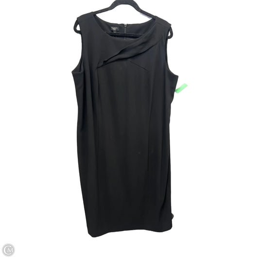 Dress Party Midi By Talbots In Black, Size: 1x