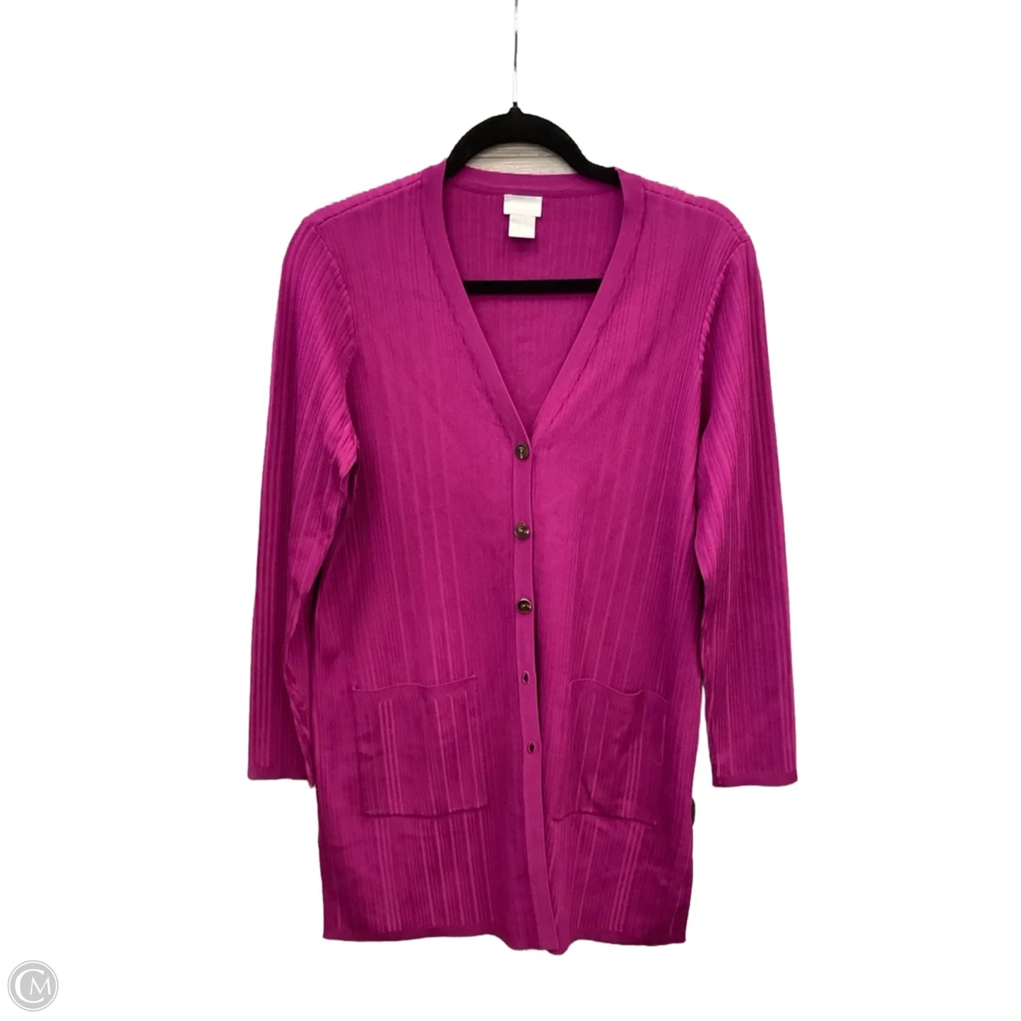 Cardigan By Chicos In Purple, Size: M
