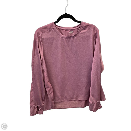 Athletic Top Long Sleeve Crewneck By Avia In Purple, Size: Xxl